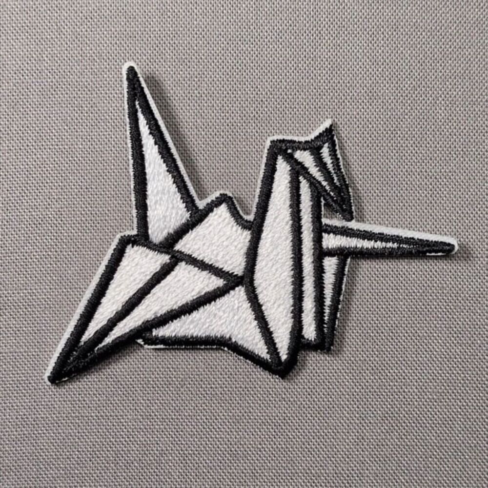 Origami Crane Iron On Patch | Japanese Patch